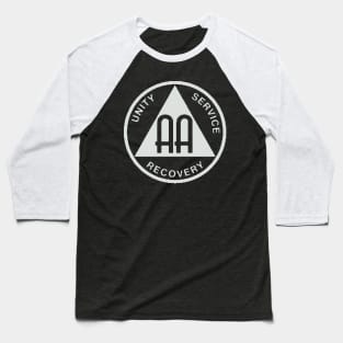 Alcoholics Anonymous Recovery Sober - Sober Since - AA Tribute - aa Alcohol - Recovery Tribute - sober aa sobriety addiction recovery narcotics anonymous addiction drugs mental health Baseball T-Shirt